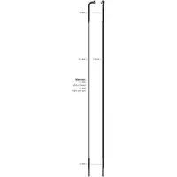 Sapim Spaak 14-262 CX-Ray Plat Noir avec tétine (20ème)