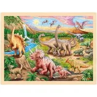 Goki Puzzle à assembler La migration des dinosaures 96 pièces (96 pièces)