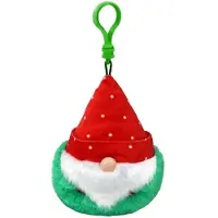 TY Beanie Boo's Clip Christmas Gnome Topsy, 7cm