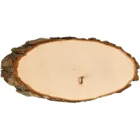 Gerkimex Fabriquez votre propre plaque d'identité en écorce d'arbre, 28 cm
