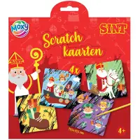 Merkloos Cartes à gratter Saint Nicolas