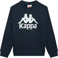Kappa Garçons, Pull-over, Sertum Junior Sweatshirt 703797J-19-4024 bleu foncé, Bleu, (158, 164)