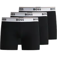 BOSS Boxers 'Power' gris clair / noir / blanc
