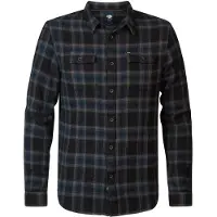 Petrol Industries Chemise 'Moose' beige / bleu / bleu marine / noir