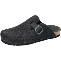 Brinkmann : Chaussures de ville pour hommes, sandales, chaussons, couleur gris, style décontracté