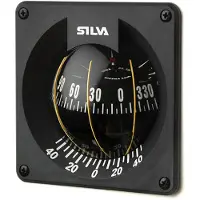 Silva 100b/h Compass Argenté