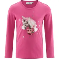 Happy girls T-Shirt vert / rose / magenta / argent