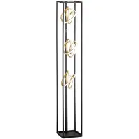 FISCHER&HONSEL GMBH Lampe sur pied design Gisi noir avec de l'or