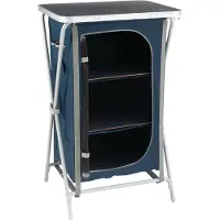 Easy Camp Metz, couleur bleu, polyester, acier, 2 étagères, 6,8 kg, 600 mm, 520 mm