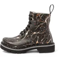 Art pour femme. 11166P112603_ESP Bottines en cuir 1166P noir (39), Plat, Lacets, Casuel