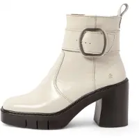 Art Bottines à talons pour Femme 1979 NAPPA SHINNY CREAM/BERNA Couleur Beige