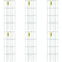 Vevor Cages à tomates 37x37x100 cm support pour plantes de jardin 6PCS