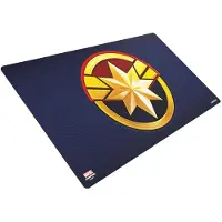 GameGenic Gg - Marvel Champions - Tapis De Jeu Captain Marvel - L 61 X 35 Cm