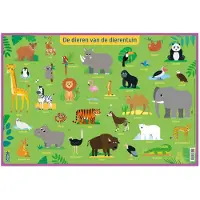 Deltas Sous-verre éducatif Préscolaire - Animaux du zoo