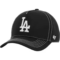 47 Brand 47 Mvp Dt Contrast Stich Mlb Los Angeles Dodgers Unisex Casquettes Noir Taille One Size Accessoires