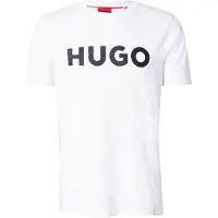 HUGO T-Shirt 'Dulivio' noir / blanc