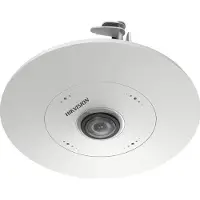 Hikvision Caméra réseau Fisheye (2560 x 2560 pixels), Caméra réseau, Blanc
