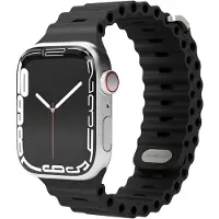 Vonmählen Wave Band 2 - 40 41 42mm - Taille unique (Silicone), Sangles de montre, Noir