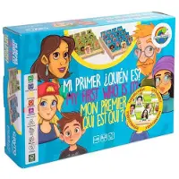 Cayro Jeu De Société Éducatif Pour Enfants - - Mon Premier Qui Est-Ce ? - 2 Joueurs - 3-99 Ans - Multicolore - Plastique