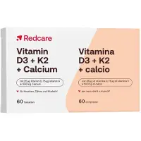 RedCare Vitamin D3, K2 und Calcium 60 pc(s) Comprimé(S)