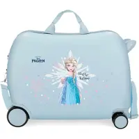 Disney pour fille. 2949821 Valise enfant 2 roues multidirectionnelle Frozen Magic Ice bleu (OSFA), Casuel, ABS/Polycarbonate, Cabine, mode e