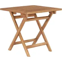 vidaXL Table de jardin pliante 45x45x45 cm bois massif teck