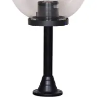Lyora Lampe de jardin Globe Bolano 91cm. debout transparent