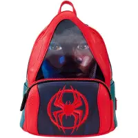Loungefly Miles Morales Spider-verse Marvel Backpack 26 Cm Rouge