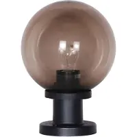 Lyora Lampe ampoule Bolano 31,5cm. Fumée de piédestal