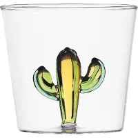 Ichendorf Milano - Gobelet Cactus Vert/Ambre - Plantes Du Désert - Design Alessandra Baldereschi
