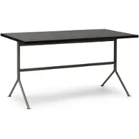 Normann Copenhagen Bureau Kip gris acier/marron foncé