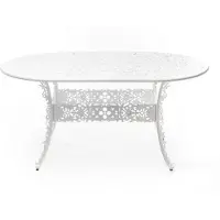 Seletti Table de collection Industrie ovale blanche