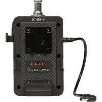 Nanlite Poignée de batterie à montage en V avec connecteur DC