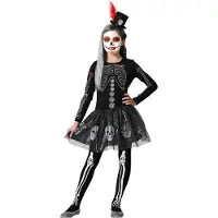 Atosa Jupe Squelette Enfant Fille Personnalisée