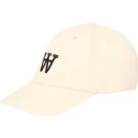 Wood wood Casquette Homme Eli brodée blanc cassé Off-White