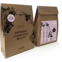 Lakme TKN Frizz Control Retail pack : shampooing 300 ml + soin conditionnant 250 ml + soin protecteur 300 ml