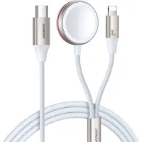 JOYROOM Chargeur magnétique pour Apple Watch 2W1 S-Iw012 30W 1.5M (Blanc)