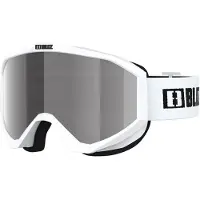 Bliz - Masque de ski - Liner White-Black Logo - Pink/Silver Mirror - Blanc