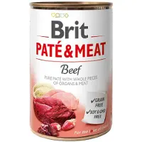 Brit Pate&amp;Meat beef - pâtée de bœuf pour chiens - 6x400 g