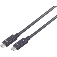 Bkl Electronic Câble de connexion USB-C, TB4, UltraFlex, 0,25m 10080131 Contenu (0.25 m, USB 4, 100 W)