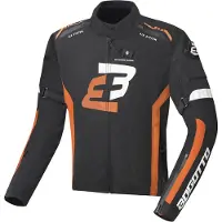 Bogotto Veste textile imperméable pour moto GPX, noir/orange, L