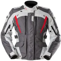 Furygan JACKET APALACHES LADY EVO Grey-Pearl-Red