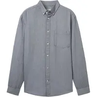 Tom Tailor Chemise bleu fumé