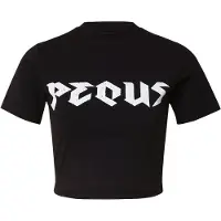 PEQUS T-shirt noir / blanc
