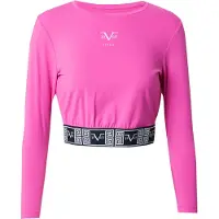 19V69 Italia T-shirt 'ALESSIA' rose / noir / blanc