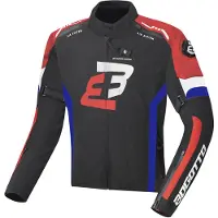 Bogotto Veste textile imperméable pour moto GPX, noir/rouge/bleu, S