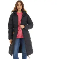 Trespass Manteau matelassé à Capuche Imperméable Audrey Femme Noir