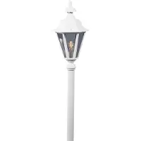 Konstsmide Lampe lanterne Pallas 41cm blanc mat