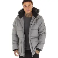 Bench Parka matelassée koufax hommes - Steel Grey/Noir