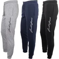 Jack & Jones lot de 3 Pantalons de Survêtement Jax Homme Tap Shoe/Gris Chiné Clair/Bleu Marine